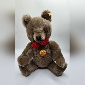 Vintage Steiff Original Teddy Bear 1983 Germany Button in Ear Factory Signed